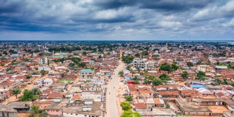 Coastline view of Benin