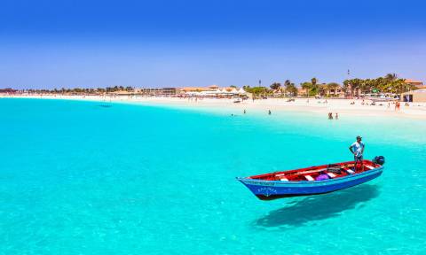 Scenic view of Cape Verde