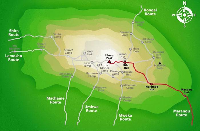 6天马兰古之旅–乞力马扎罗山经典探险
